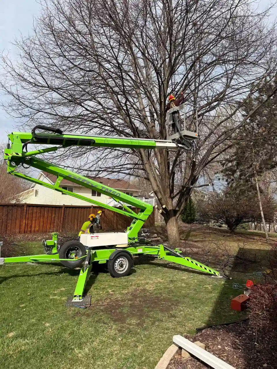 Emergency tree removal after a severe storm in Minneapolis MN